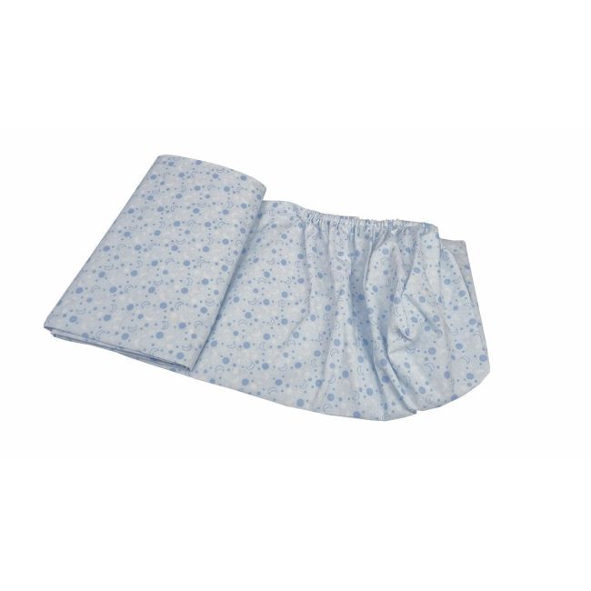 Set cearceafuri Blue Moon, cu elastic, din bumbac, 70x120 cm KDECE270120BLMOO