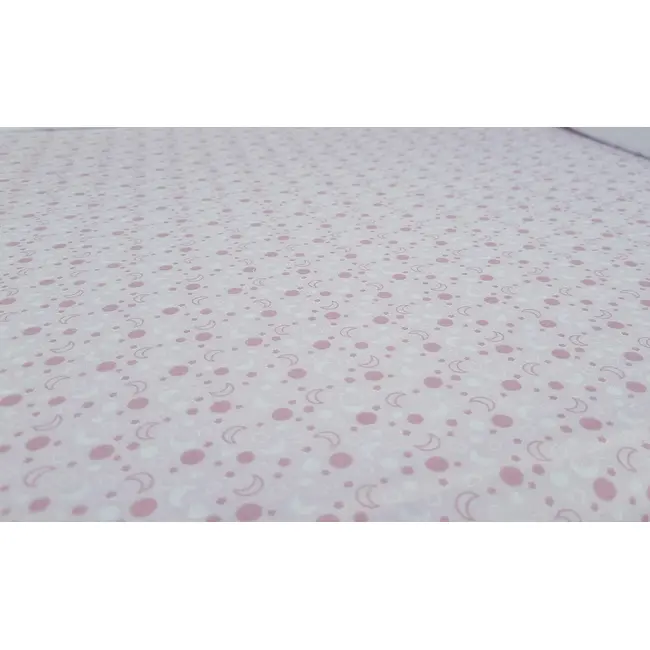 Set cearceafuri Pink Moon, cu elastic, din bumbac, 70x110 cm KDECE270110PKMOO