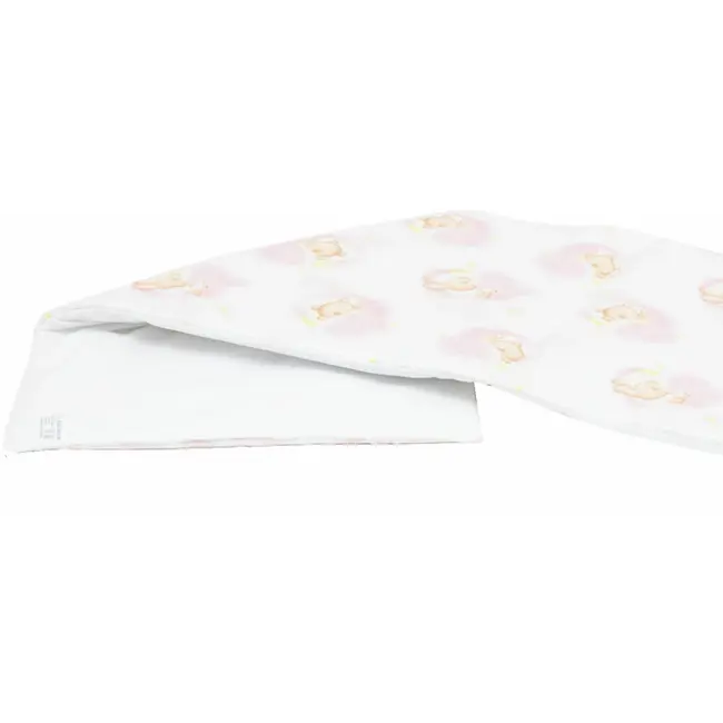 Set protectii patut Pink Bear's Dream, din bumbac, 60x120 cm KDE35NBPBD