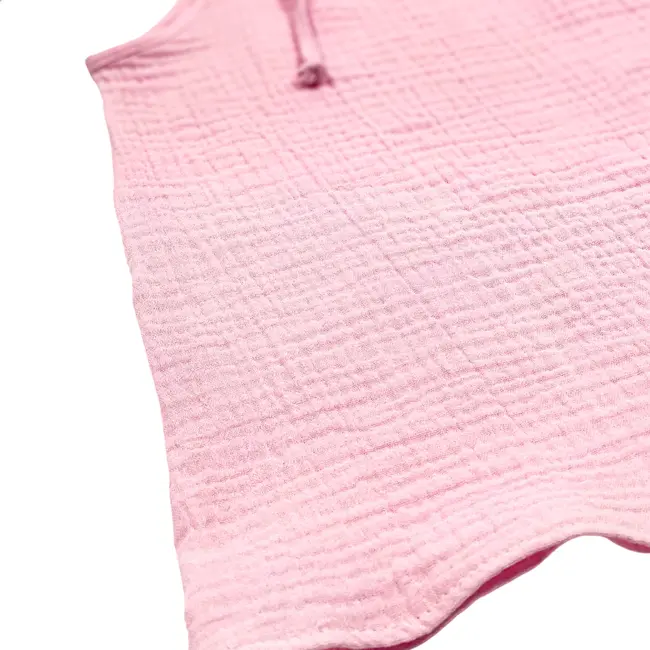 Top cu snur pentru copii, din muselina, Magic Pink, 5-6 ani KDETSM56WLP