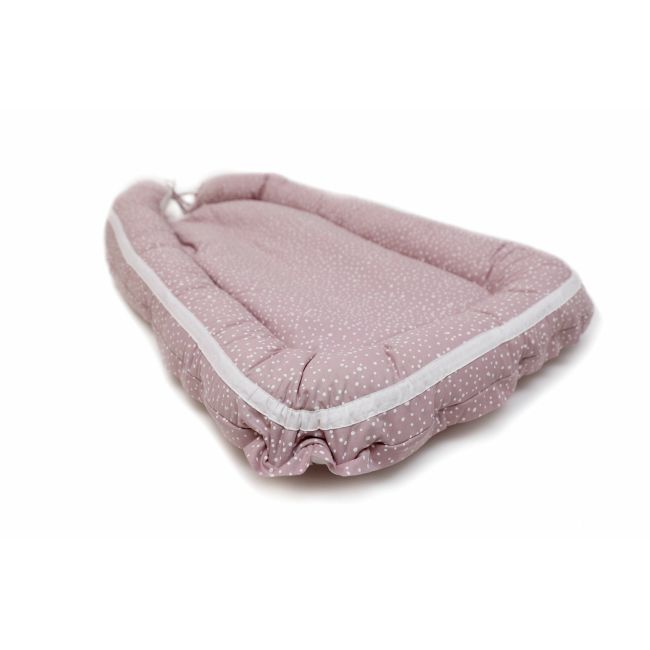 Baby Nest Marshmellow Spots - culcus bebelus pentru dormit, reversibil, multifunctional 100 x 60 cm KDEBN100MMS