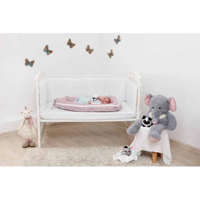 Baby Nest Marshmellow Spots - culcus bebelus pentru dormit, reversibil, multifunctional 100 x 60 cm KDEBN100MMS