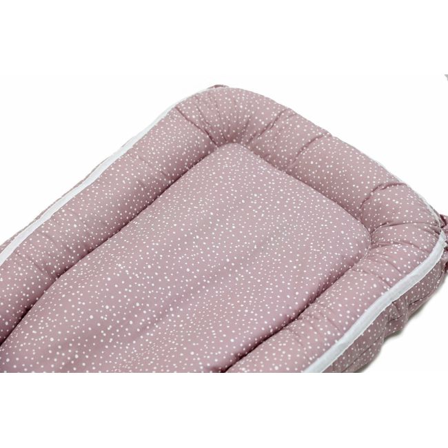 Baby Nest Marshmellow Spots - culcus bebelus pentru dormit, reversibil, multifunctional 100 x 60 cm KDEBN100MMS