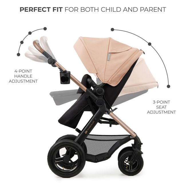 CARUCIOR MULTIFUNCTIONAL KINDERKRAFT MOOV 2 AIR 4IN1 SAND BEIGE VIVKSMOOV02BEG4000
