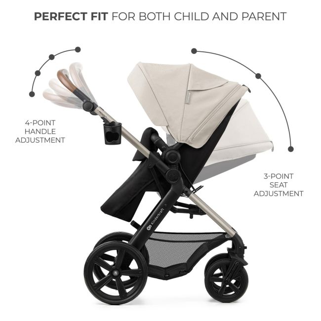 CARUCIOR MULTIFUNCTIONAL KINDERKRAFT MOOV 2 EVA 4IN1 MOON GREY VIVKSMOOV2GRYEV400