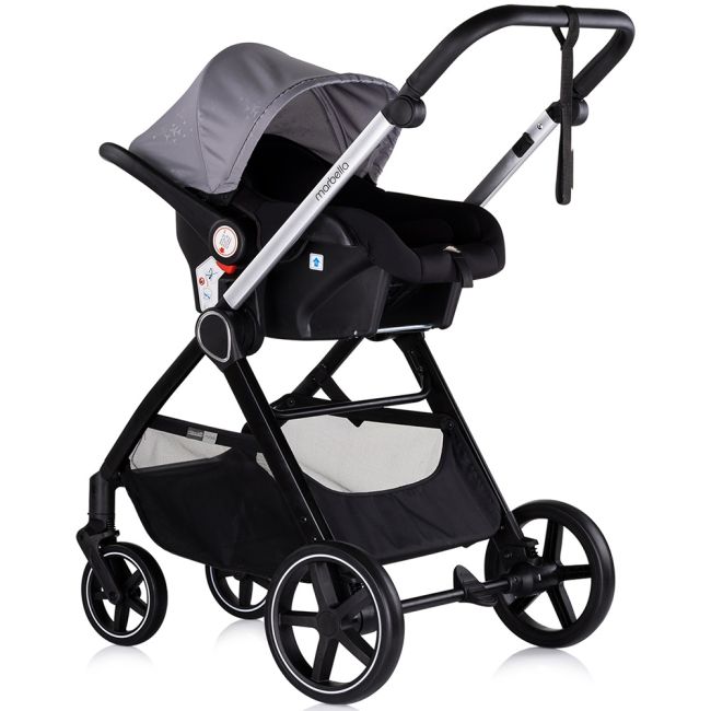 Carucior chipolino marbella 3 in 1 cloud grey hubkkmrb02502cl