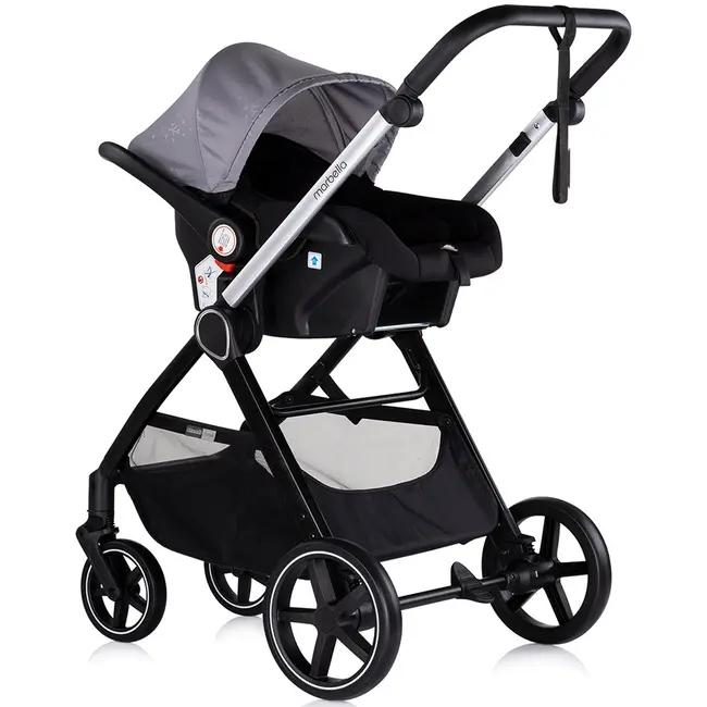 Carucior chipolino marbella 3 in 1 cloud grey hubkkmrb02502cl