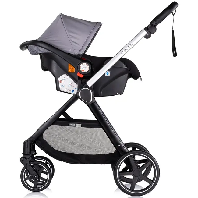 Carucior chipolino marbella 3 in 1 cloud grey hubkkmrb02502cl