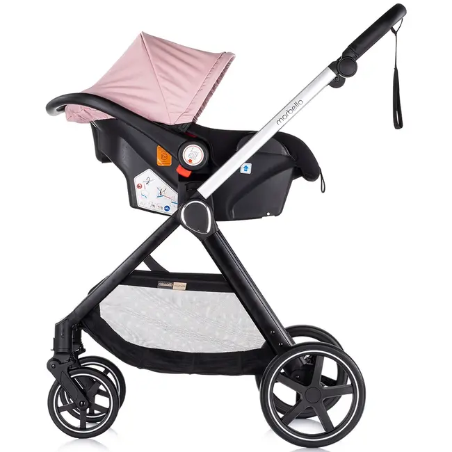 Carucior chipolino marbella 3 in 1 pink marshmallow hubkkmrb02505pm