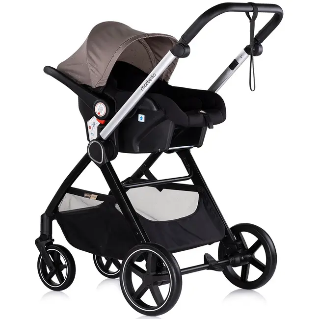 Carucior chipolino marbella 3 in 1 tiramisu hubkkmrb02503tr