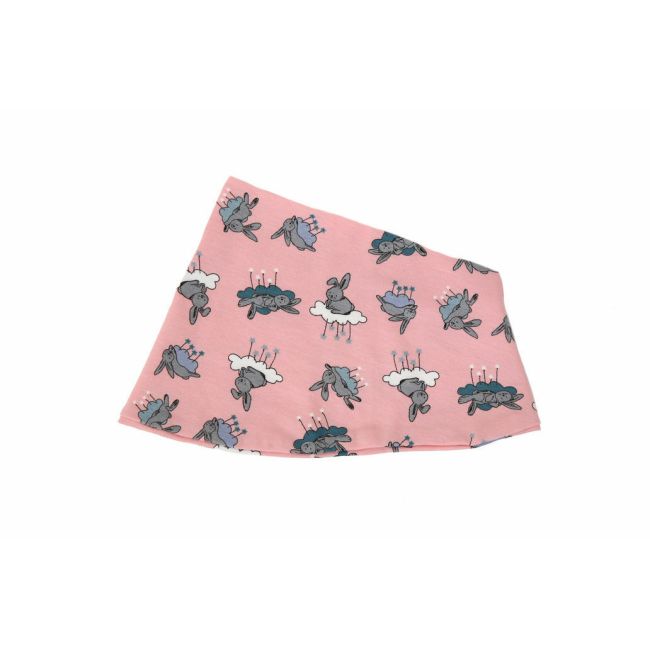 Guler copii Bunny Pink, in strat dublu, marime universala KDEGUL00BUNP