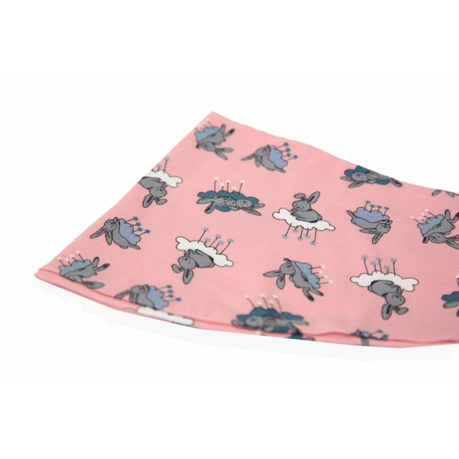Guler copii Bunny Pink, in strat dublu, marime universala KDEGUL00BUNP