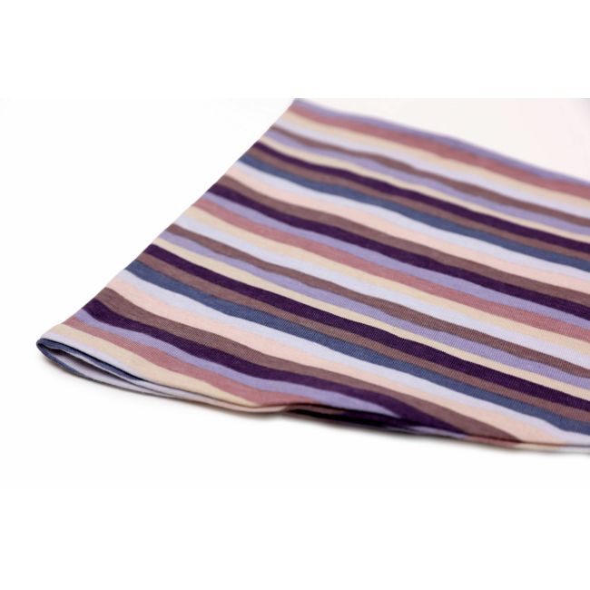 Guler copii Violet stripes, in strat dublu, marime universala KDEGUL00VSTR