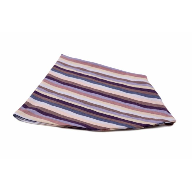 Guler copii Violet stripes, in strat dublu, marime universala KDEGUL00VSTR