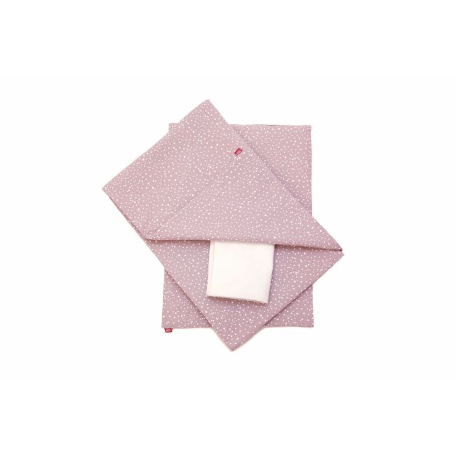Lenjerie de pat copii,  Marshmellow Spots, din bumbac, 60x120 cm, 75x100 cm set 3 piese KDELP3753560120MMS