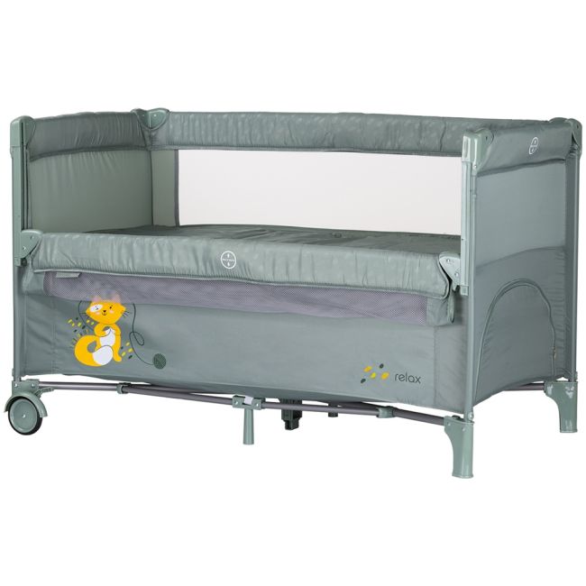 Patut pliabil chipolino relax basil cu laterala culisanta hubkosire259ba