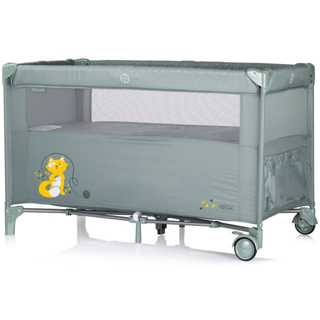 Patut pliabil chipolino relax basil cu laterala culisanta hubkosire259ba