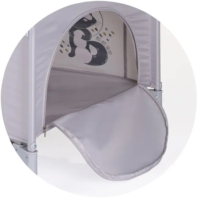 Patut pliabil chipolino relax cloud cu laterala culisanta hubkosire257cl