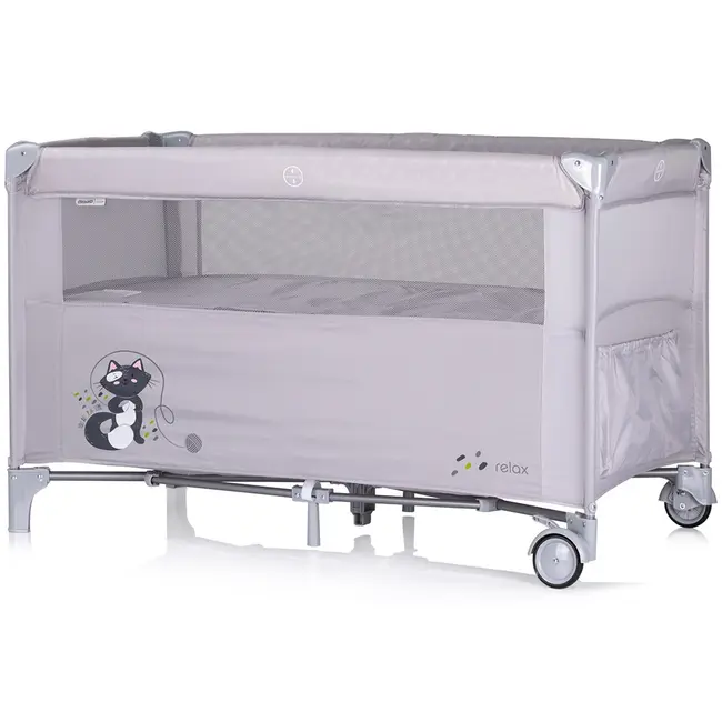 Patut pliabil chipolino relax cloud cu laterala culisanta hubkosire257cl