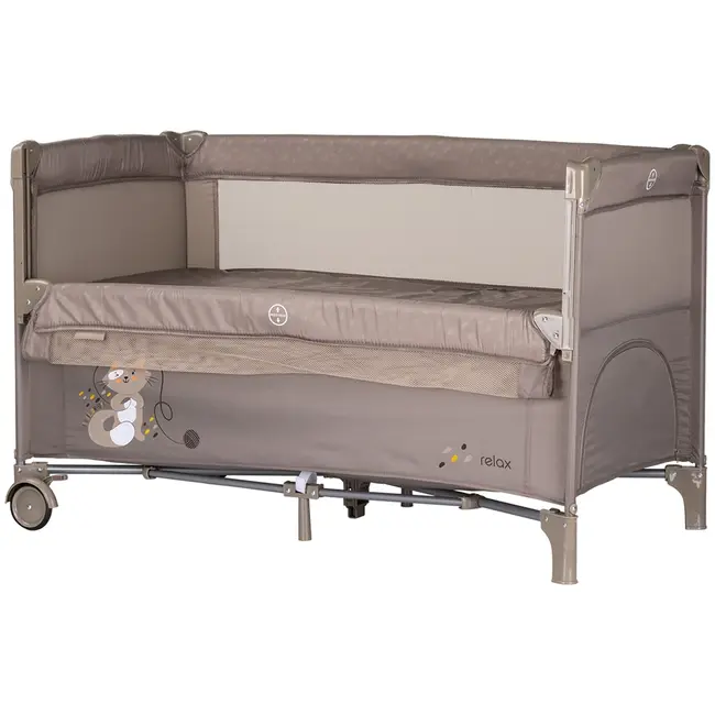 Patut pliabil chipolino relax tiramisu cu laterala culisanta hubkosire258tr