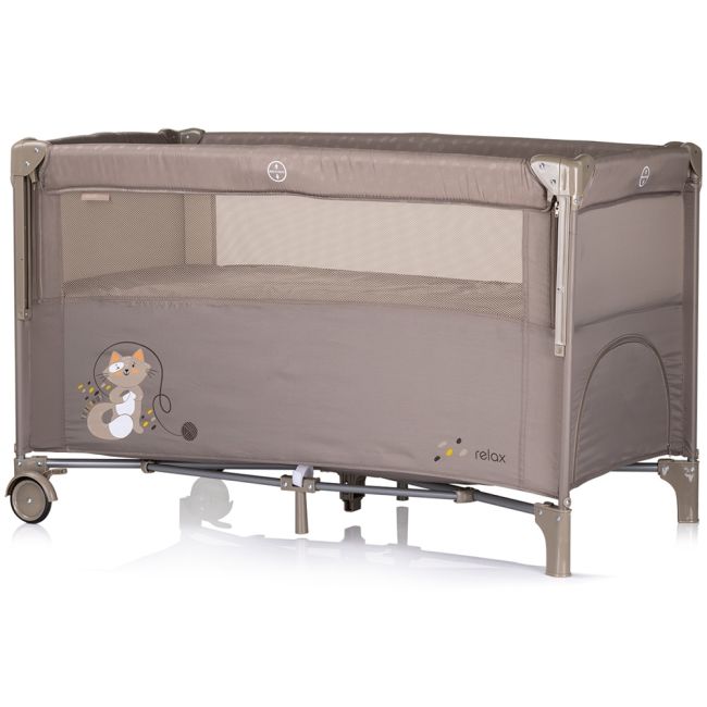 Patut pliabil chipolino relax tiramisu cu laterala culisanta hubkosire258tr