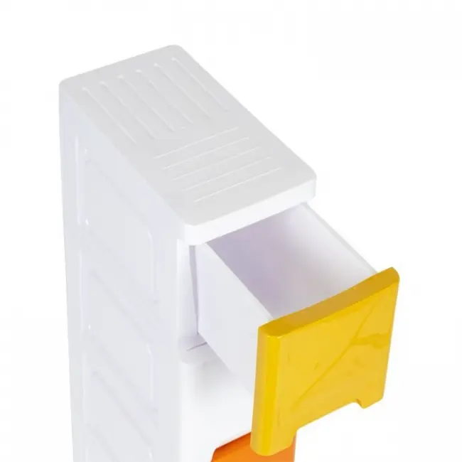 Raft pe roti cu 5 compartimente pentru depozitarea jucariilor modernhome - multicolor edeedipjjcbs0019-05b