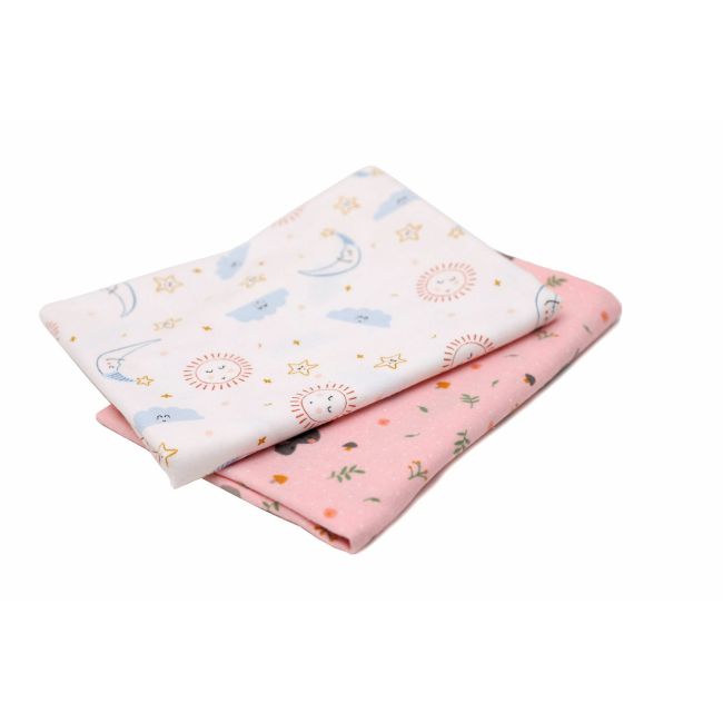 Set scutece finet bebelusi The Bunnies and the Dreamy Sky KDES2BSBUNNDREAM