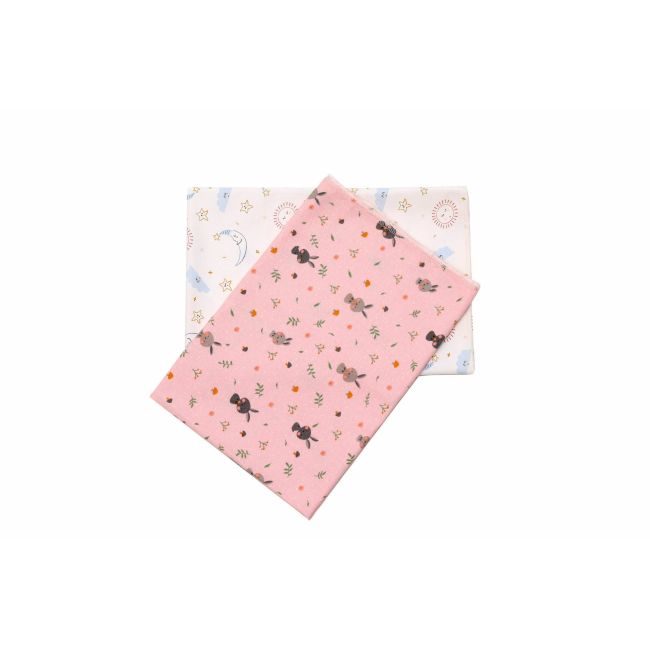 Set scutece finet bebelusi The Bunnies and the Dreamy Sky KDES2BSBUNNDREAM
