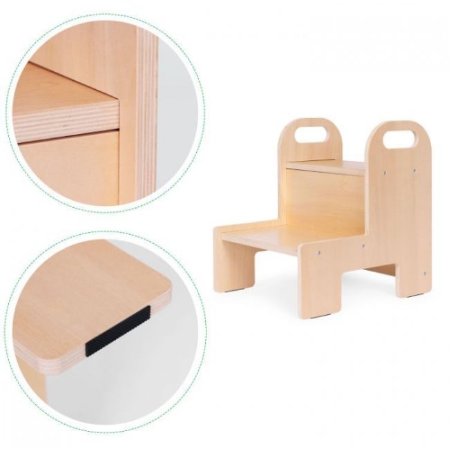 Turn de invatare din lemn, 31.5 x 36.5 x 39 cm, ecotoys esc-w-062 edeediesc-w-062