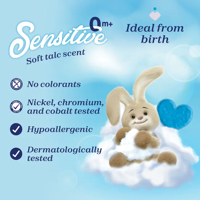 Balsam concentrat Chicco, pentru haine. Sweet Talcum, 750ml, 0luni+ CHC6729420-7