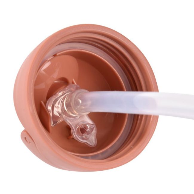 Cana cu pai din Tritan Beaba 300 ml Terracotta ERFB913586