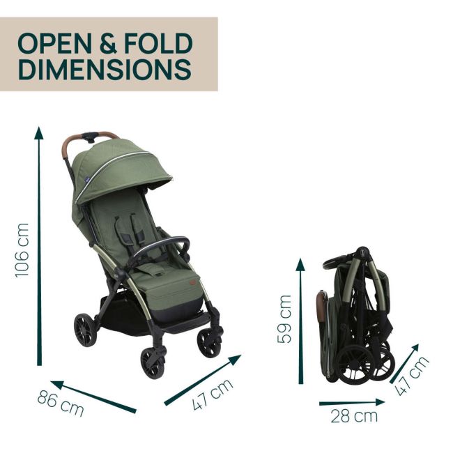 Carucior sport Chicco Goody XPlus Twinkle Green (Verde), 0luni+ CHC8704038-8