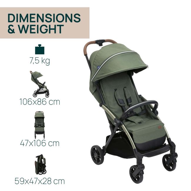 Carucior sport Chicco Goody XPlus Twinkle Green (Verde), 0luni+ CHC8704038-8