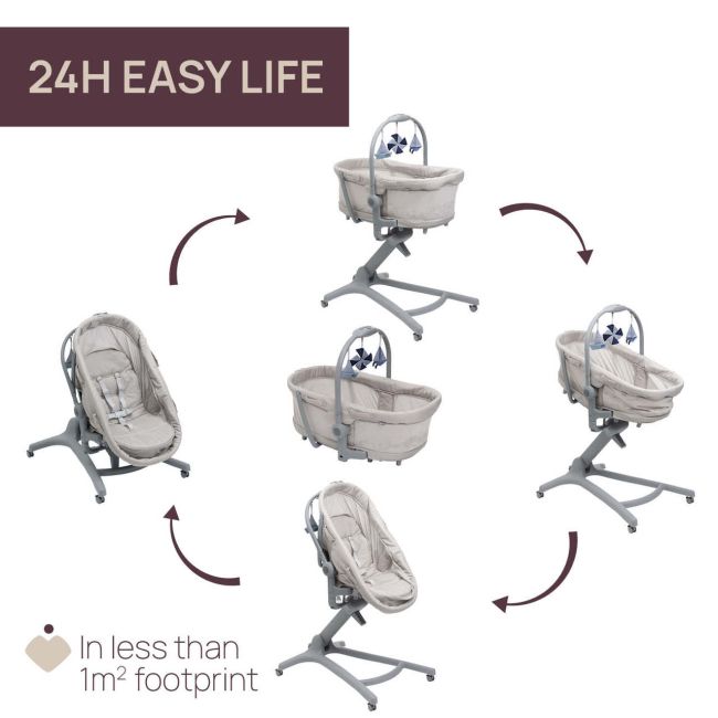 Cosulet multifunctional 5 in 1 Chicco Baby Hug Pro, BeigeLatte (Bej), 0luni+ CHC87076-8_BEIGE LATTE