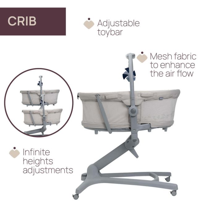 Cosulet multifunctional 5 in 1 Chicco Baby Hug Pro, BeigeLatte (Bej), 0luni+ CHC87076-8_BEIGE LATTE