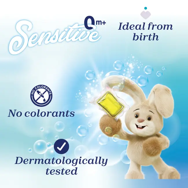 Detergent hipoalergenic Chicco Sensitive, 20 capsule, 0luni+ CHC12097-7