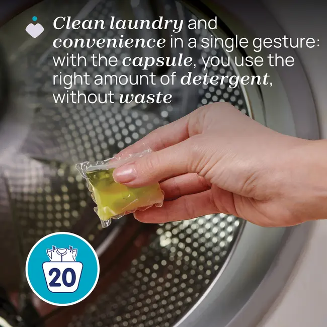 Detergent hipoalergenic Chicco Sensitive, 20 capsule, 0luni+ CHC12097-7