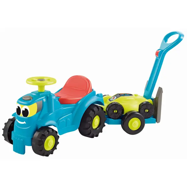 ECOIFFIER SET TRACTOR RIDE CU REMORCA SI COSITOARE VIV7600004350
