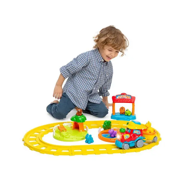 Jucarie electronica vorbitoare Chicco Trenuletul aventurii ABC, IT/EN, 1-4 ani CHC0914100-1