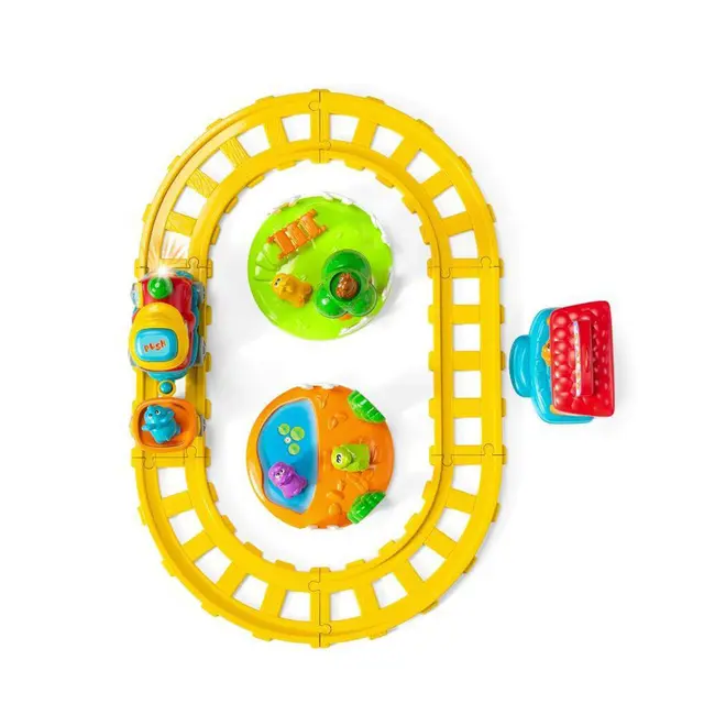 Jucarie electronica vorbitoare Chicco Trenuletul aventurii ABC, IT/EN, 1-4 ani CHC0914100-1