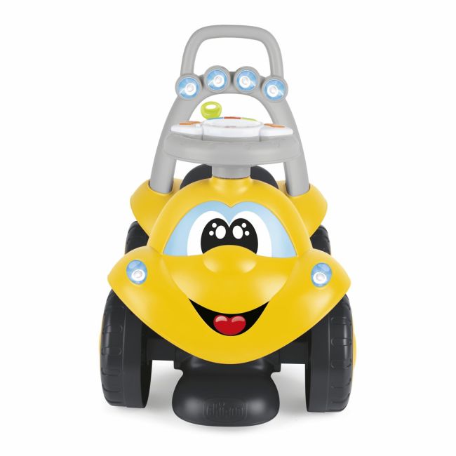 Masinuta copii Chicco Billy Walk and Ride 2 in 1, Galben, 12-36luni+ CHC1121140-1