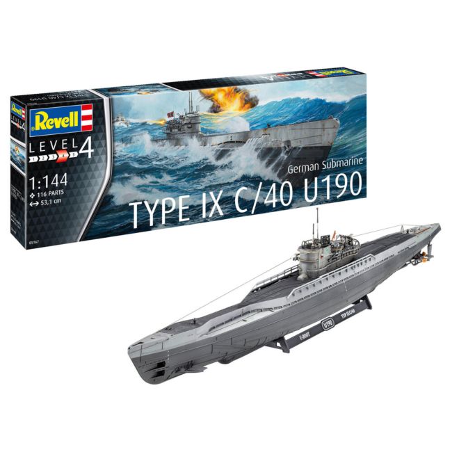 Navomodel submarin german IX C/40 (U190) VRNRV05167