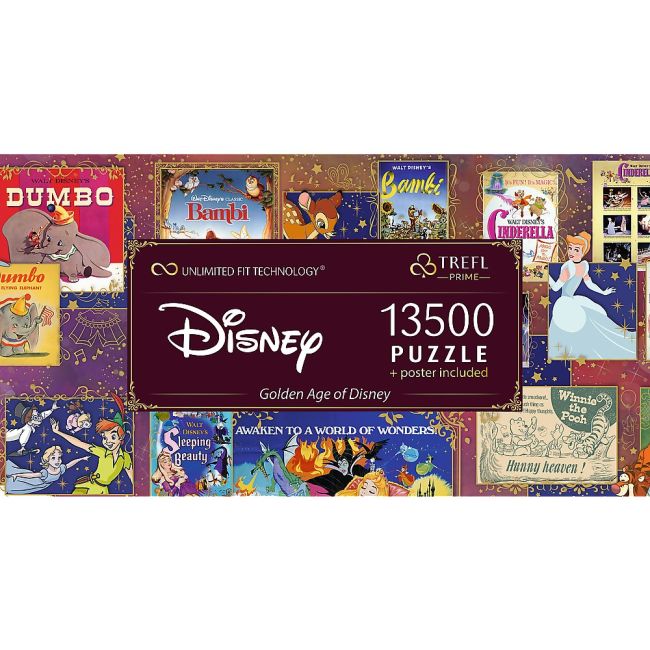 PUZZLE TREFL UFT 13500 DISNEY EPOCA DE AUR A DISNEY VIV81026