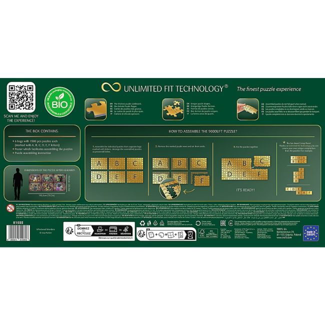 PUZZLE TREFL UFT 9000 LISA PARKER MINUNI CU MUSTATI VIV81035