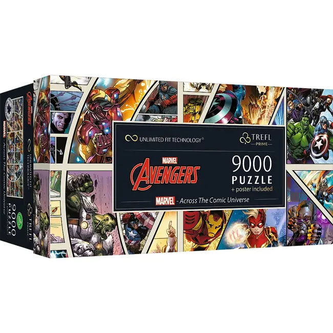 PUZZLE TREFL UFT 9000 MARVEL AVENGERS PRIN UNIVERSUL COMIC VIV81022