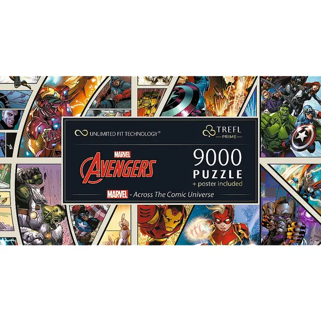 PUZZLE TREFL UFT 9000 MARVEL AVENGERS PRIN UNIVERSUL COMIC VIV81022