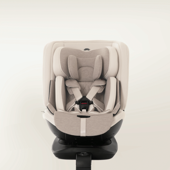 Scaun auto rotativ 360 Silver Cross Motion 2 All Size Almond ERFSX452.AM