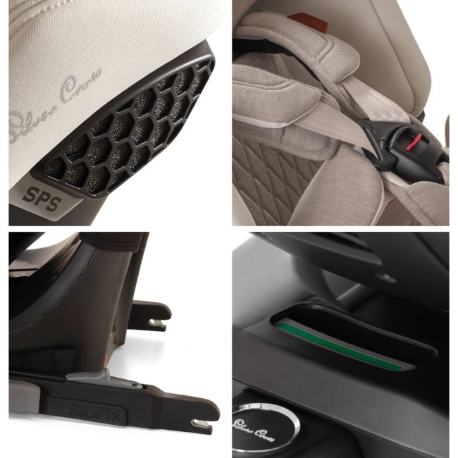 Scaun auto rotativ 360 Silver Cross Motion 2 All Size Almond ERFSX452.AM