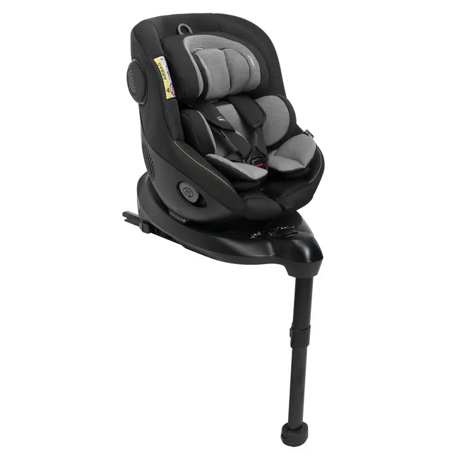 Scaun auto rotativ cu baza isofix Chicco Seat 105 i-Size, Posh Black, 40-105cm, de la nastere pana la 4 ani CHC8711433-8