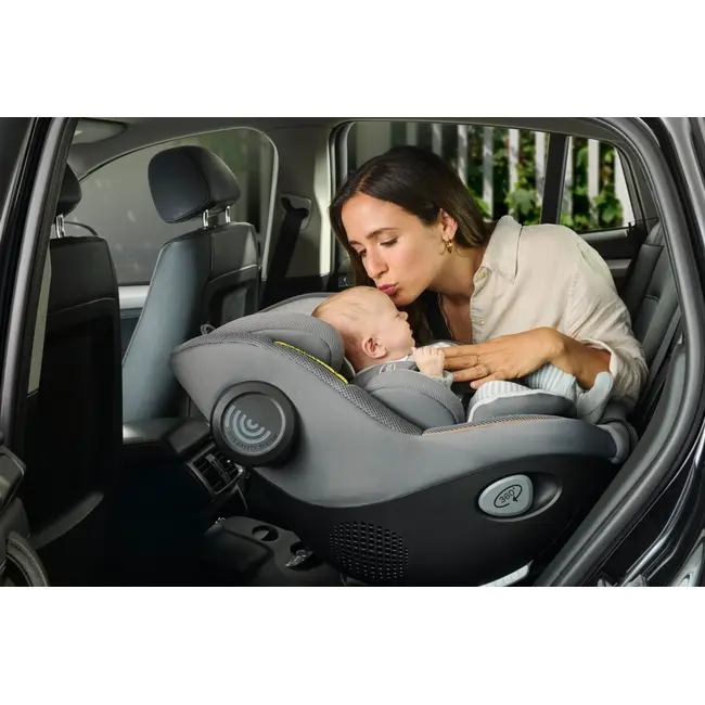 Scaun auto rotativ cu baza isofix Chicco Seat 105 i-Size, Posh Black, 40-105cm, de la nastere pana la 4 ani CHC8711433-8